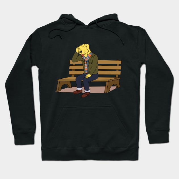 Sad Dog - Bojack Horseman Hoodie by reinmuthis